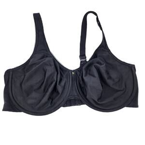 Wacoal Basic Beauty Full-Figure Fit Unlined Underwire Black Bra Size 42DD